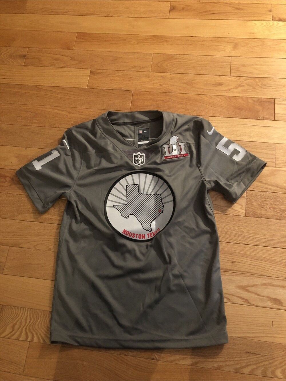 Super Bowl LI-51 NFLPA‎ Jersey Houston Texas NE Patriots v. Atlanta Falcons NWOT